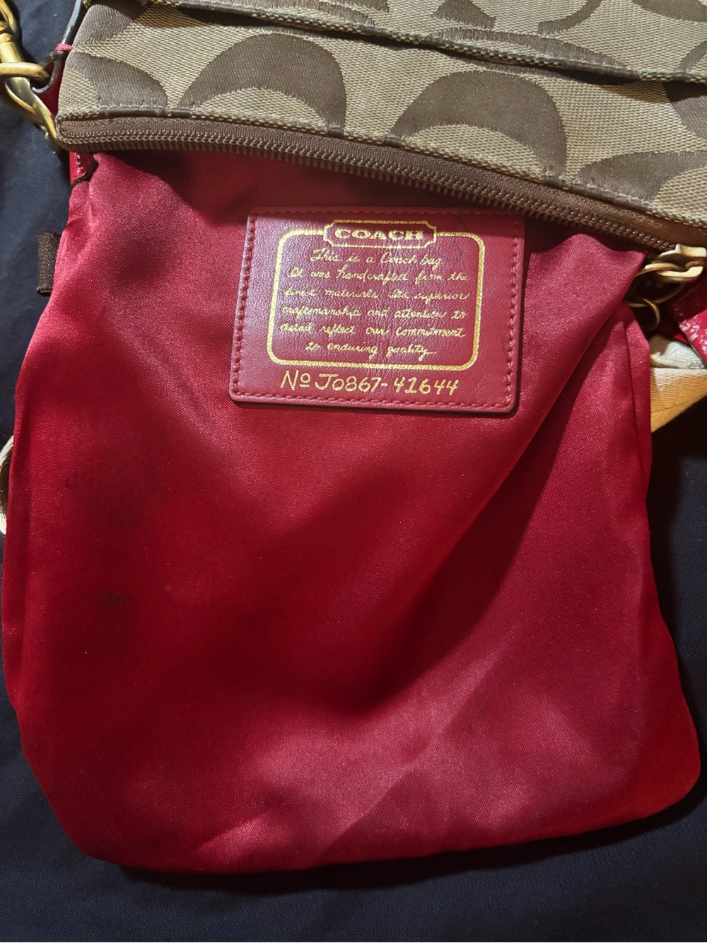 Coach Signature Crossbody & Flip-Flops - Picture 14 of 15